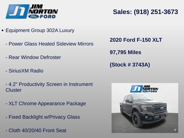 2020 Ford F-150 XLT