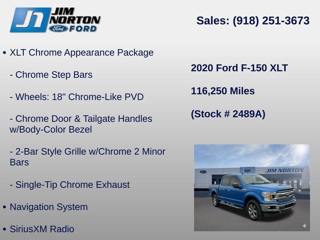 2020 Ford F-150 XLT