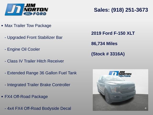 2019 Ford F-150 XLT