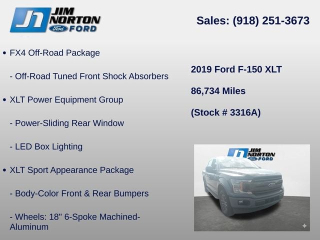 2019 Ford F-150 XLT