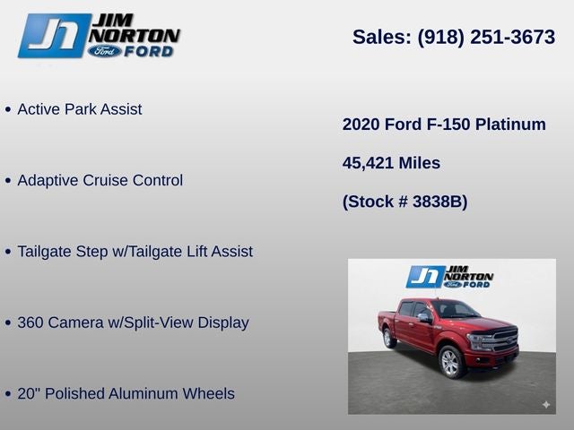 2020 Ford F-150 Platinum