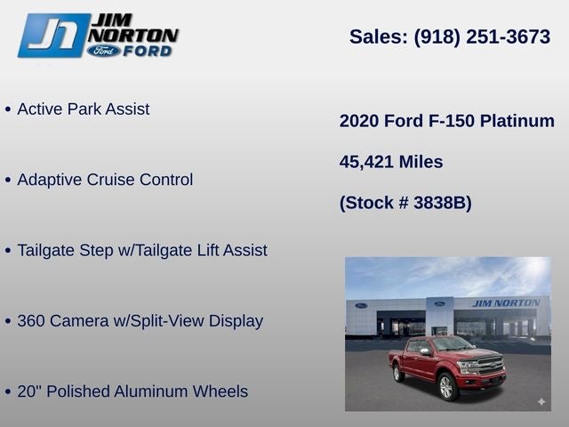 2020 Ford F-150 Platinum