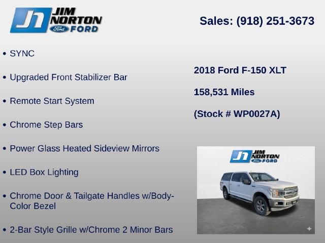 2018 Ford F-150 XLT