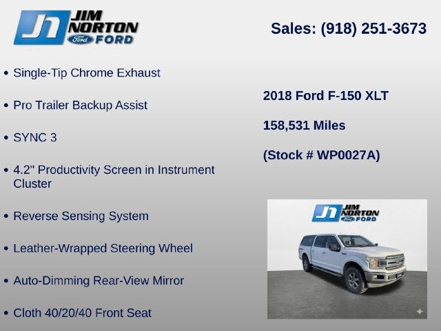 2018 Ford F-150 XLT