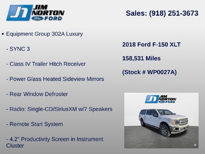 2018 Ford F-150 XLT