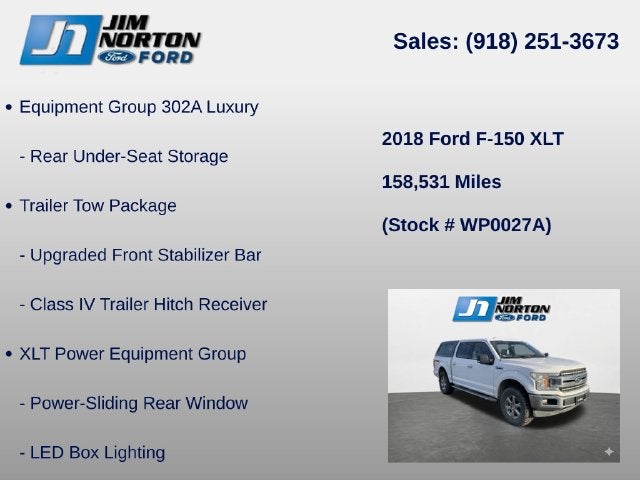 2018 Ford F-150 XLT