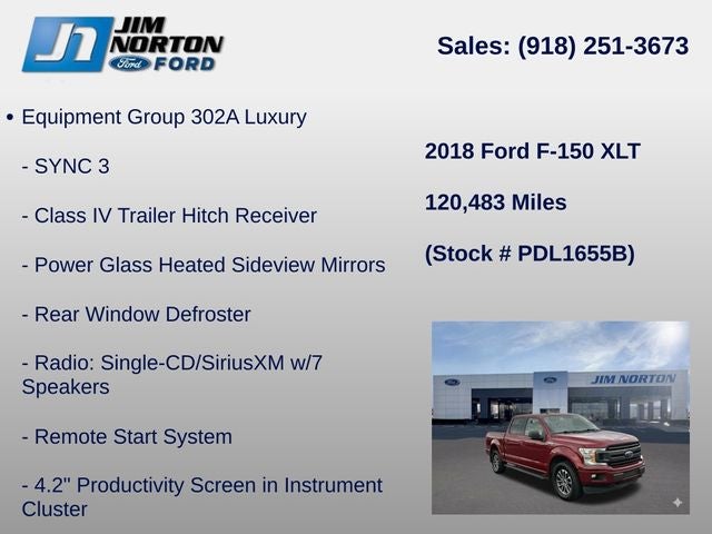 2018 Ford F-150 XLT