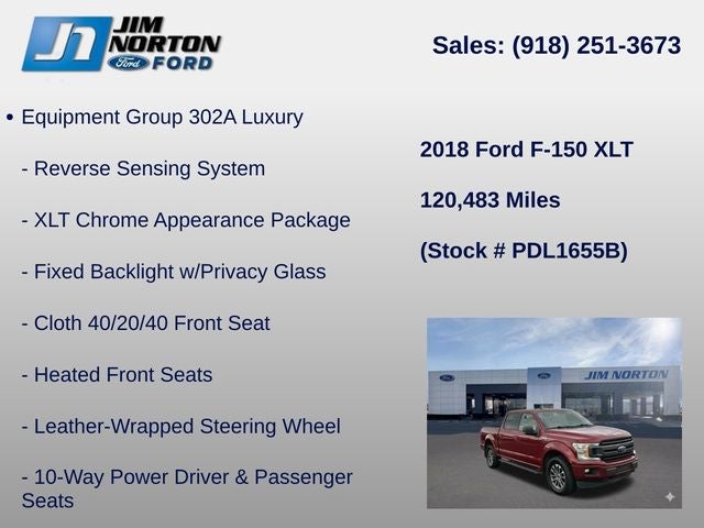 2018 Ford F-150 XLT