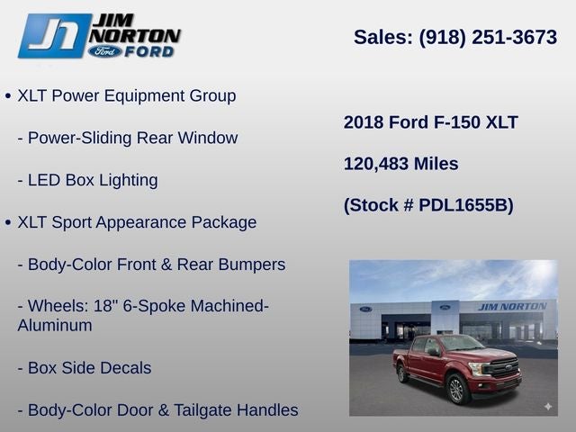 2018 Ford F-150 XLT