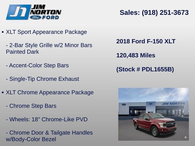 2018 Ford F-150 XLT