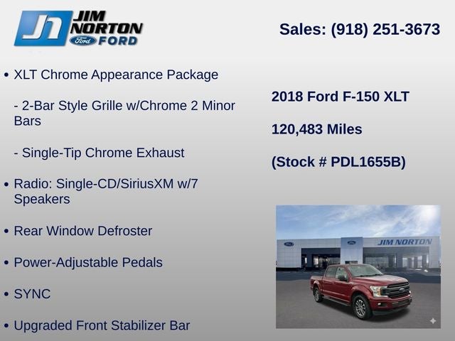 2018 Ford F-150 XLT