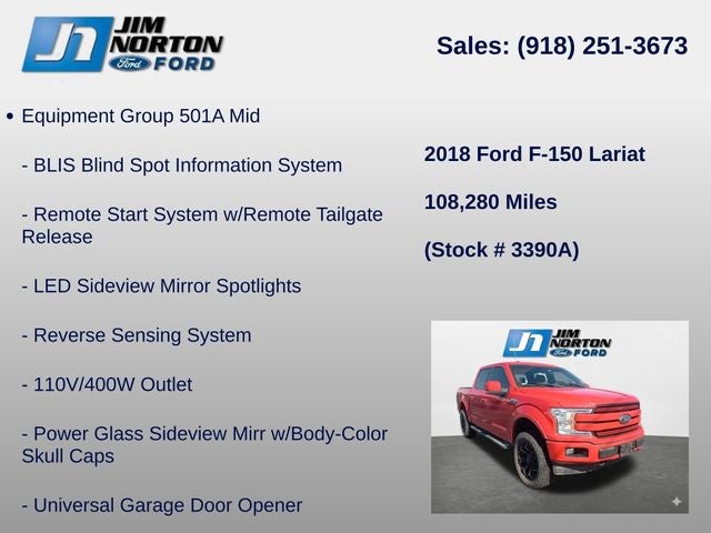 2018 Ford F-150 Lariat