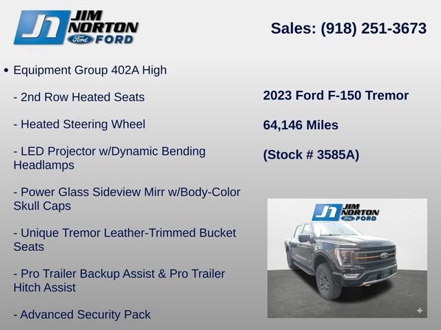 2023 Ford F-150 Tremor