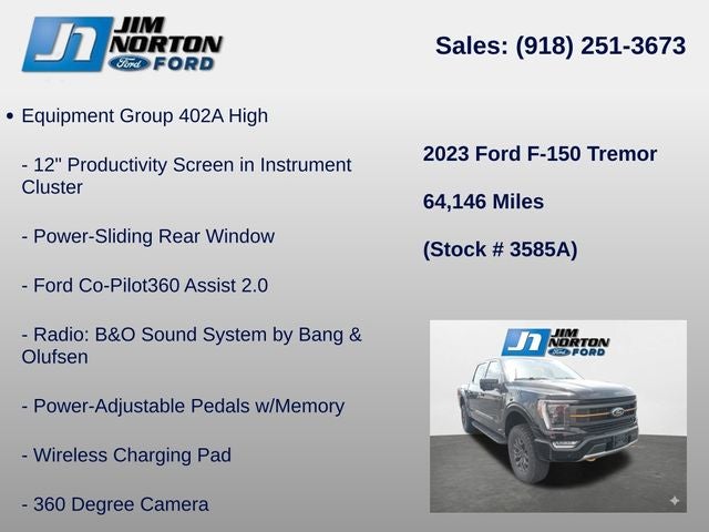 2023 Ford F-150 Tremor