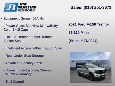 2021 Ford F-150 Tremor