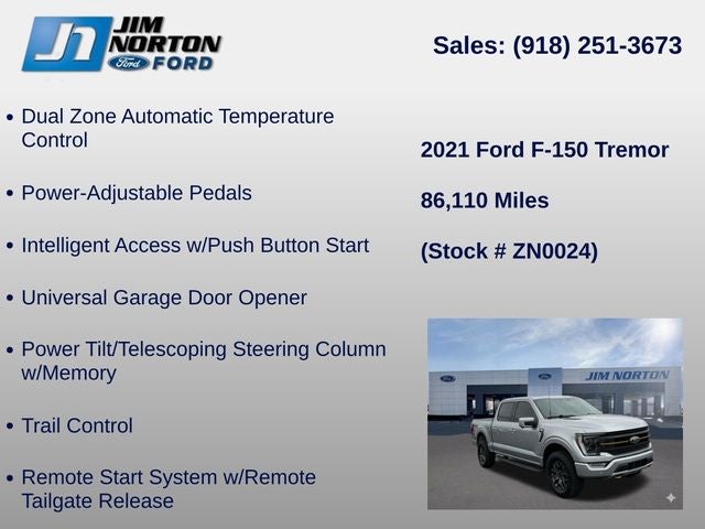 2021 Ford F-150 Tremor