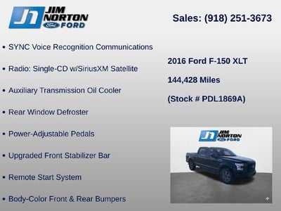 2016 Ford F-150 XLT