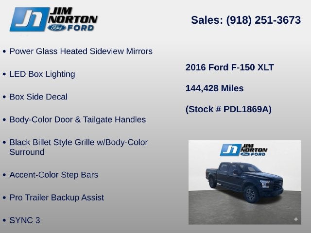 2016 Ford F-150 XLT