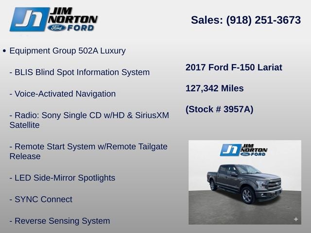 2017 Ford F-150 Lariat