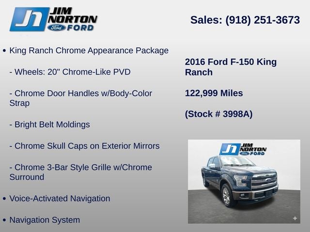 2016 Ford F-150 King Ranch