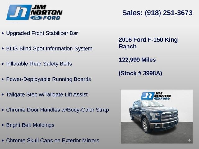 2016 Ford F-150 King Ranch