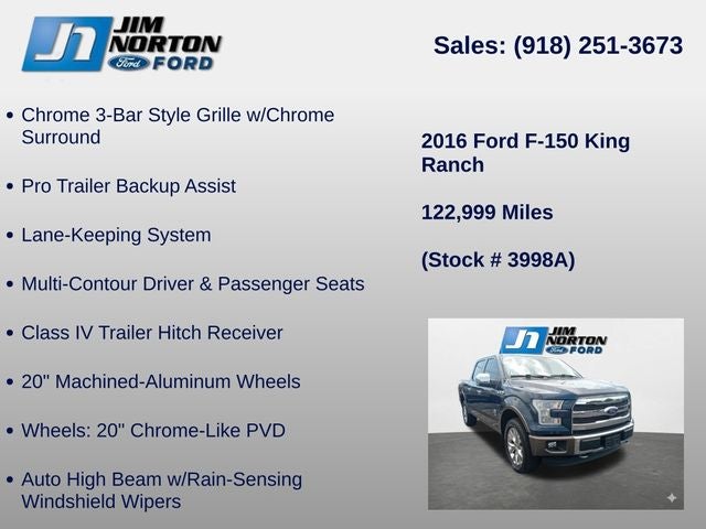 2016 Ford F-150 King Ranch