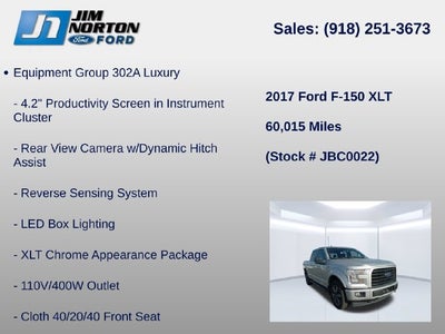 2017 Ford F-150 XLT