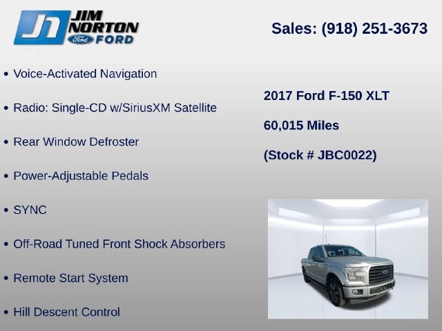 2017 Ford F-150 XLT