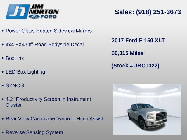 2017 Ford F-150 XLT