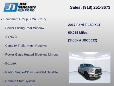 2017 Ford F-150 XLT