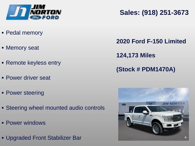 2020 Ford F-150 Limited