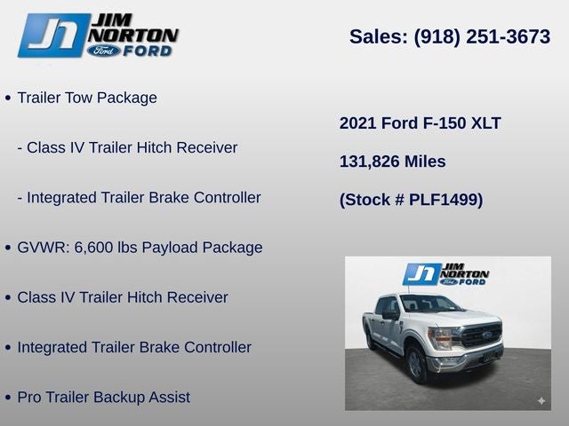 2021 Ford F-150 XLT