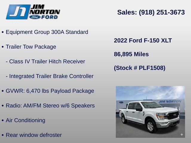 2022 Ford F-150 XLT