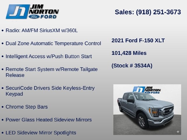 2021 Ford F-150 XLT