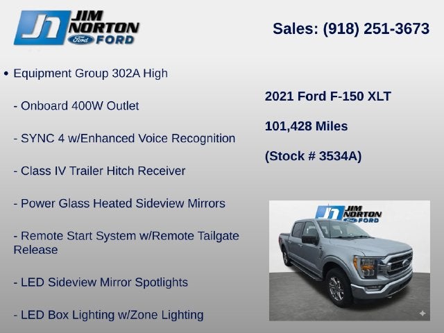 2021 Ford F-150 XLT