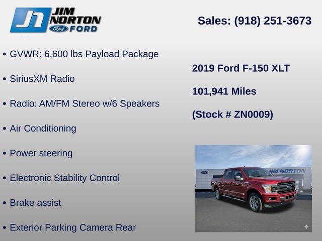 2019 Ford F-150 XLT