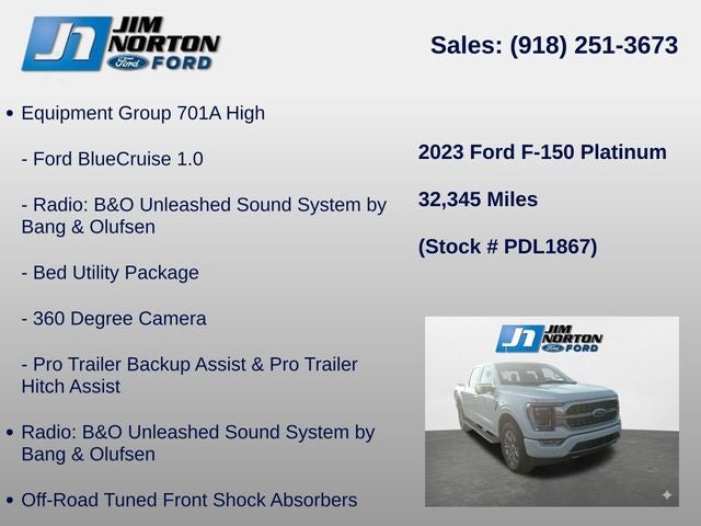 2023 Ford F-150 Platinum