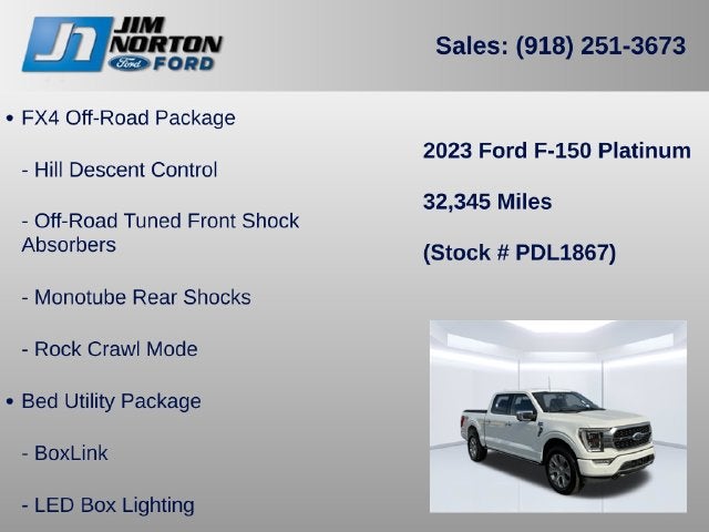2023 Ford F-150 Platinum