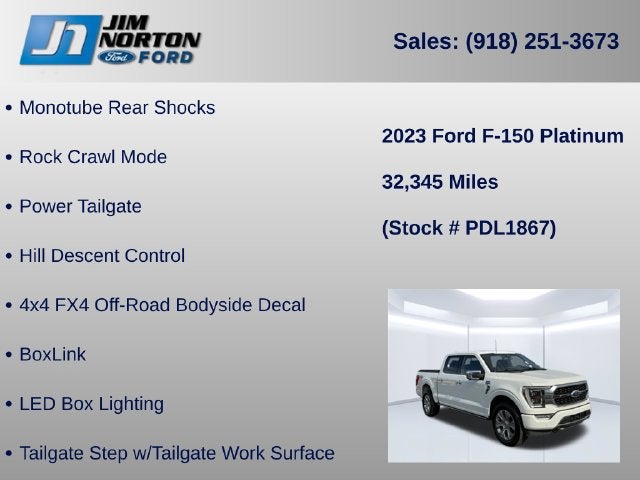 2023 Ford F-150 Platinum