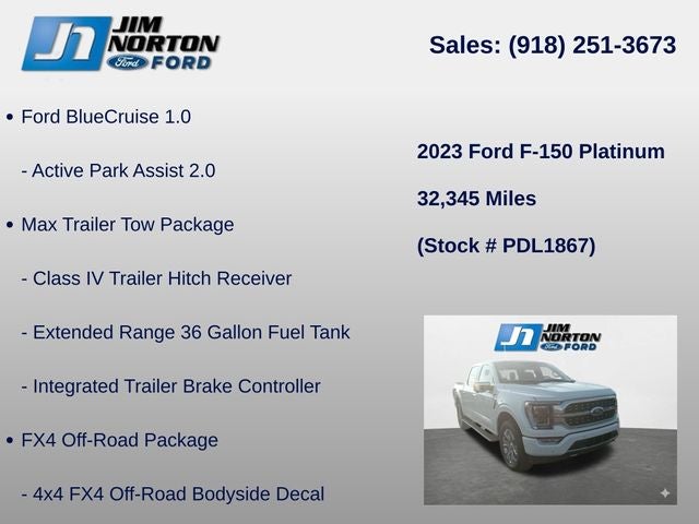 2023 Ford F-150 Platinum