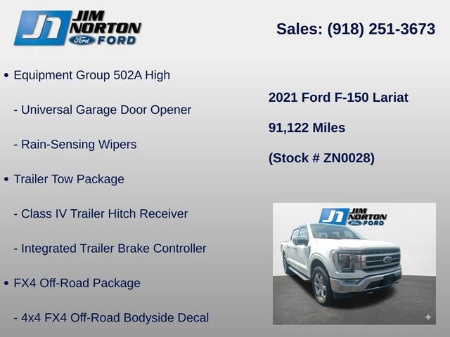 2021 Ford F-150 Lariat