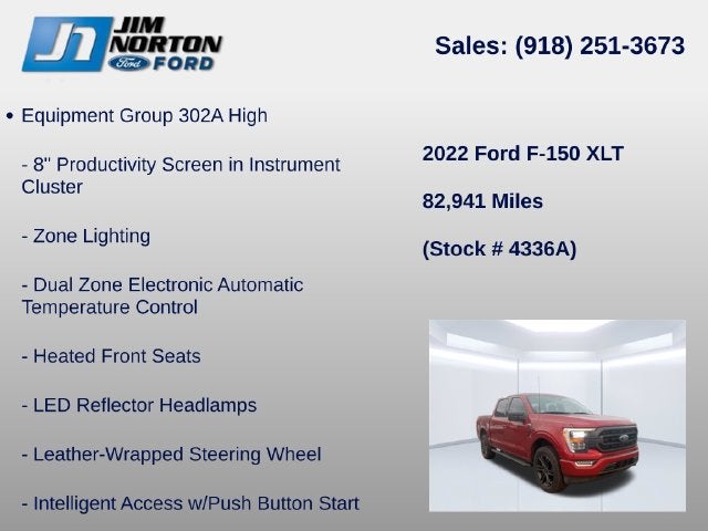 2022 Ford F-150 XLT