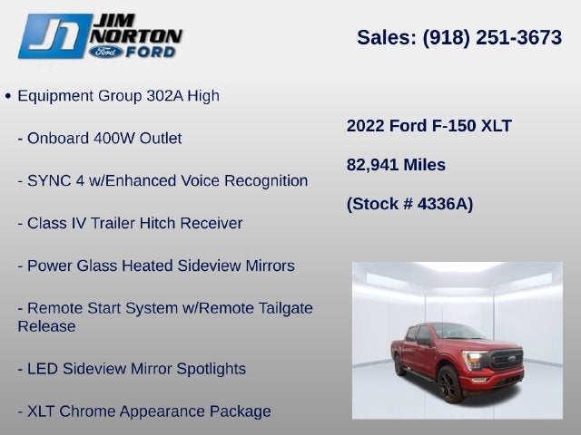 2022 Ford F-150 XLT