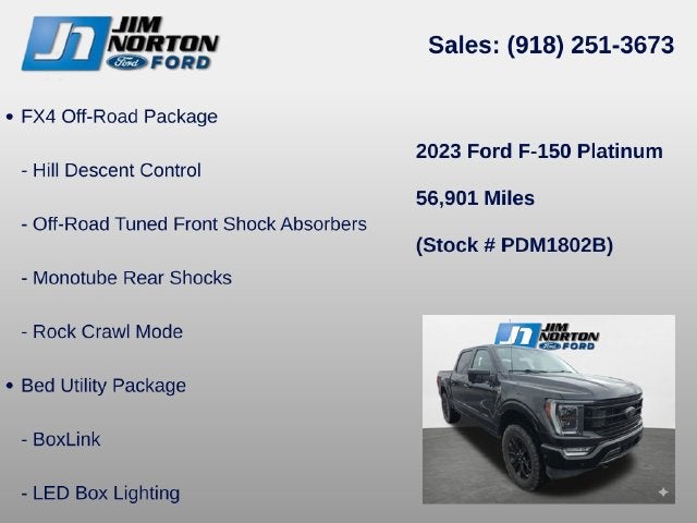 2023 Ford F-150 Platinum
