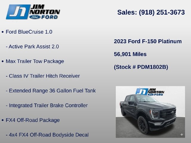 2023 Ford F-150 Platinum