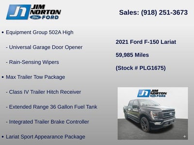 2021 Ford F-150 Lariat