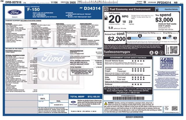 2023 Ford F-150 Lariat