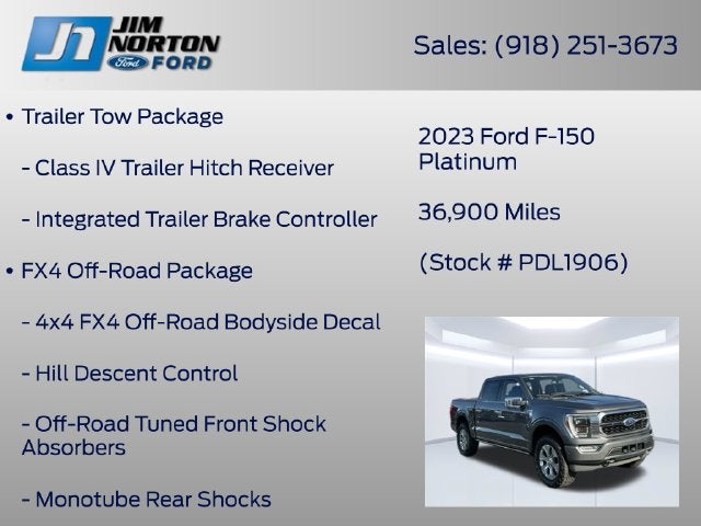 2023 Ford F-150 Platinum