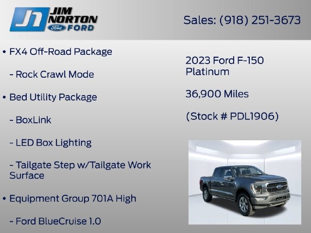 2023 Ford F-150 Platinum