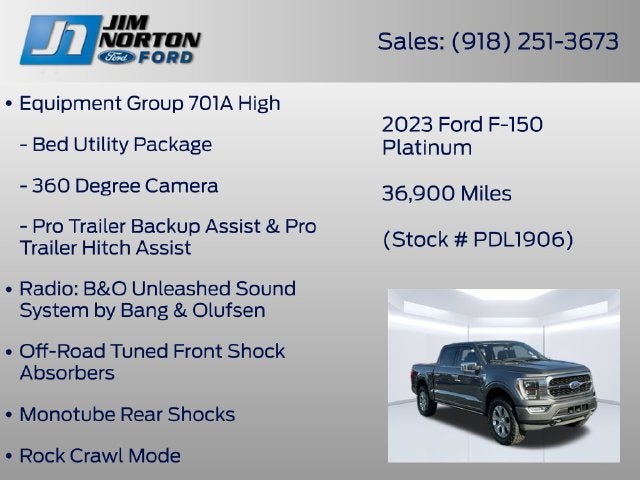 2023 Ford F-150 Platinum